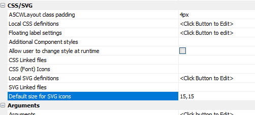 Default size for SVG Icons